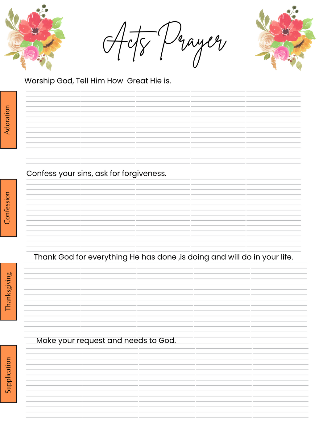 ACTS Prayer