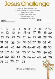 Jesus Challenge Poster