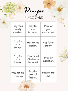 Prayer Bingo Poster